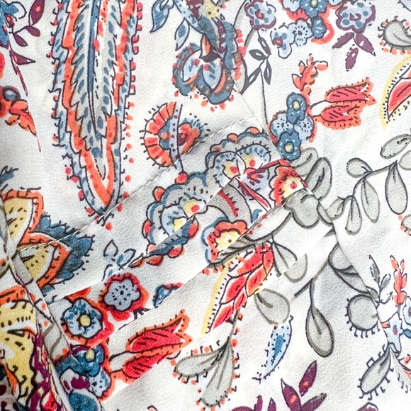 Philosophy Tunic  Multi Print Blouse Size L - Picture 11 of 11